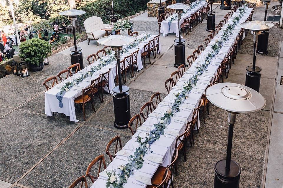 Family Reception Tables