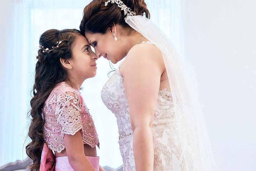 Bride & Daughter