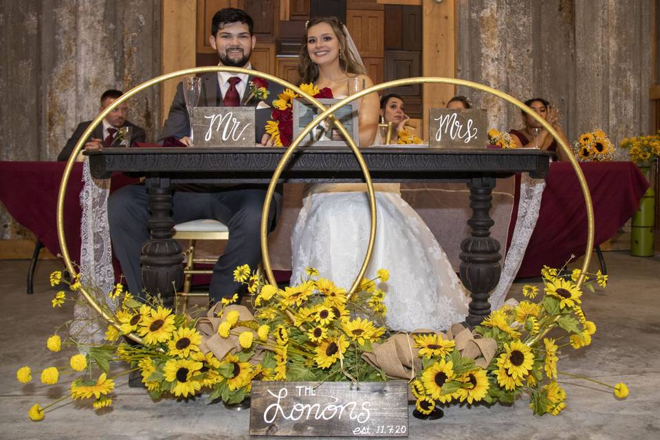 Sunflower Table Centerpieces