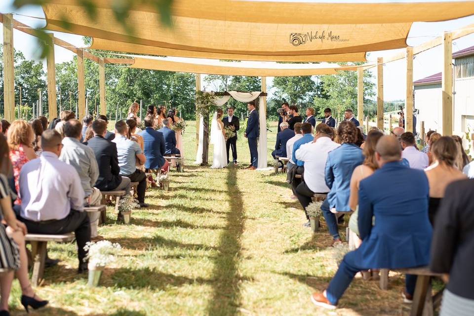 Vineyard Wedding Ceremony