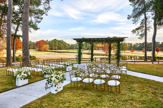 Adorned pergola
