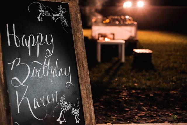 Chalkboard styling