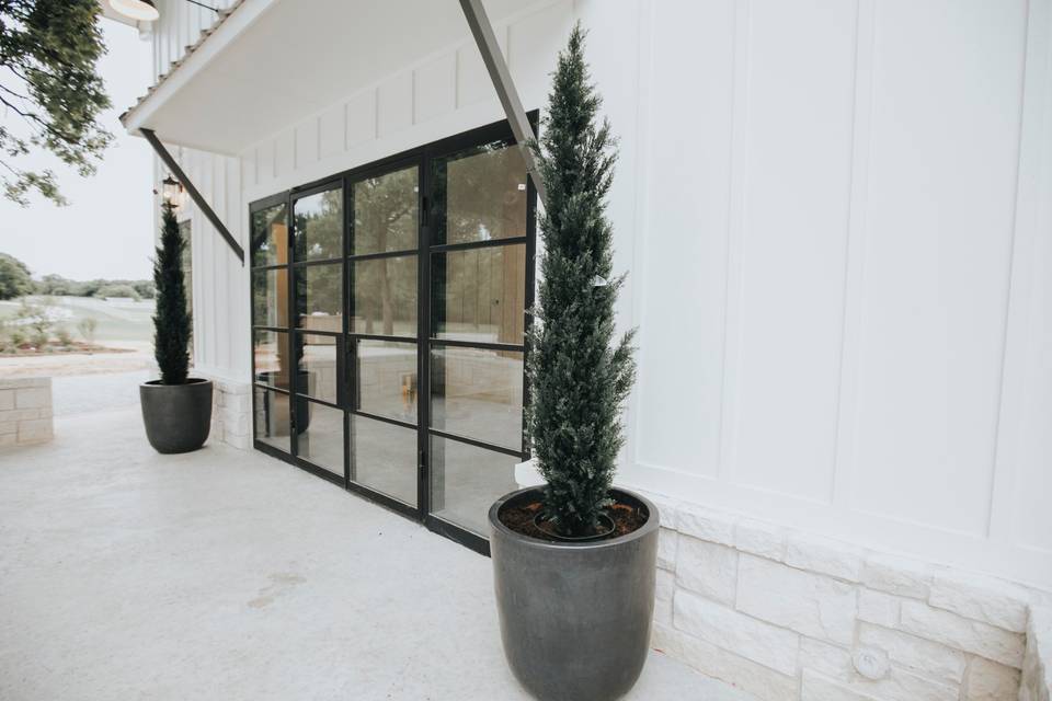 Entryway to Carriage House