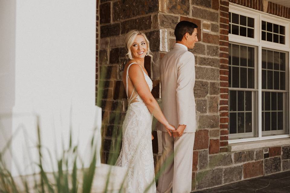 Groom First Look