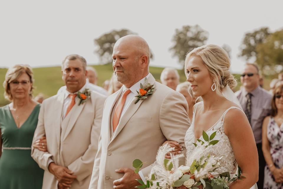 Bride with Father