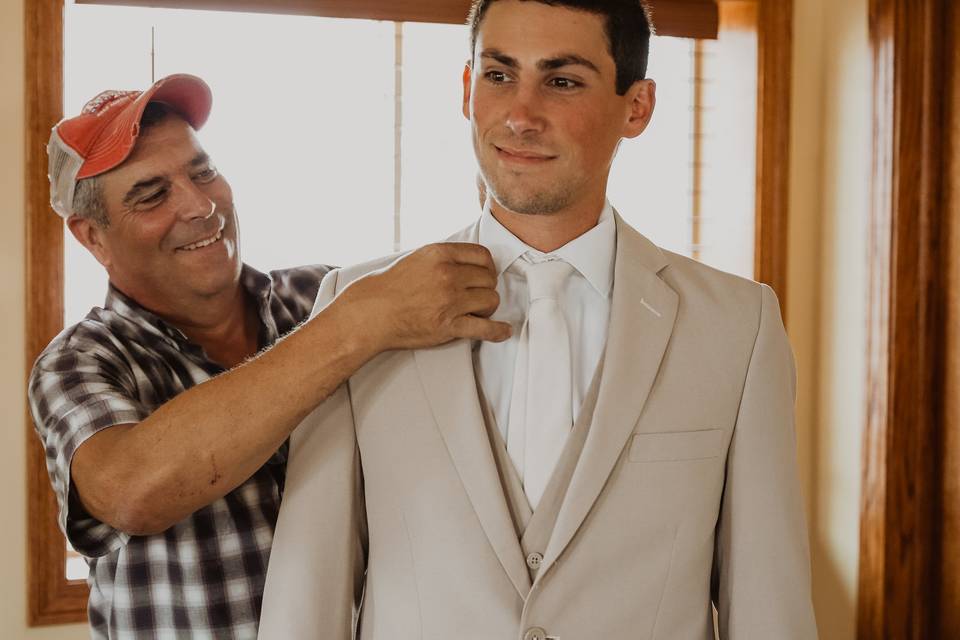 Groom and Father
