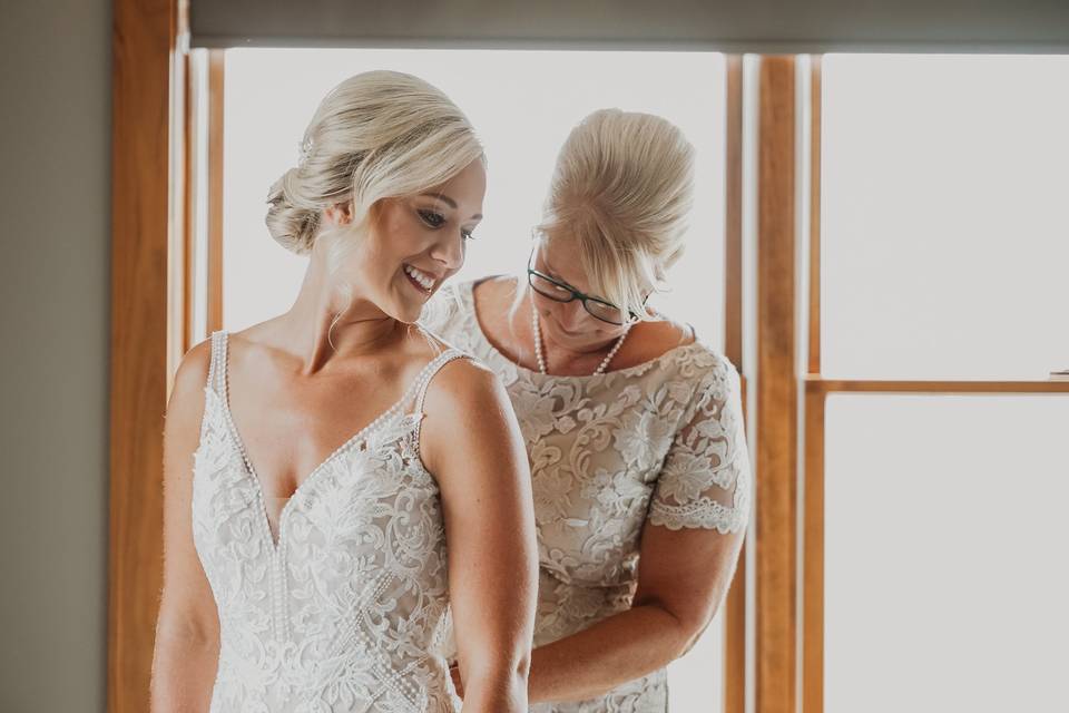 Bride with Her Mother