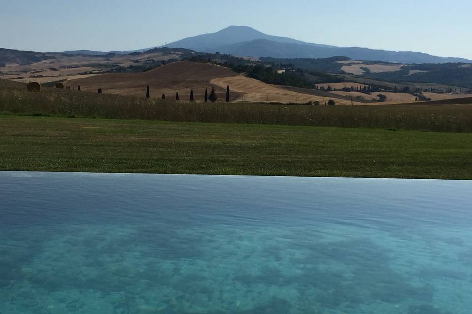 Breathtaking view at Dimora Buonriposo Pienza