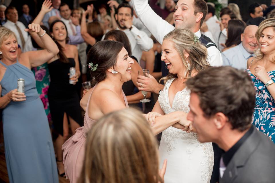 Bride and Bridesmaid