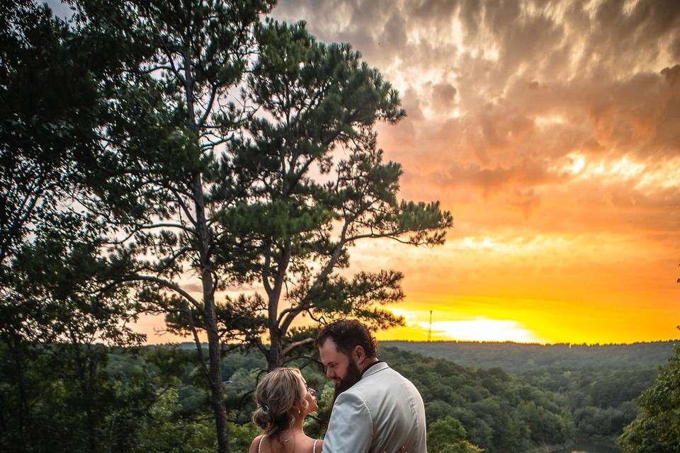 Overlook at sunset