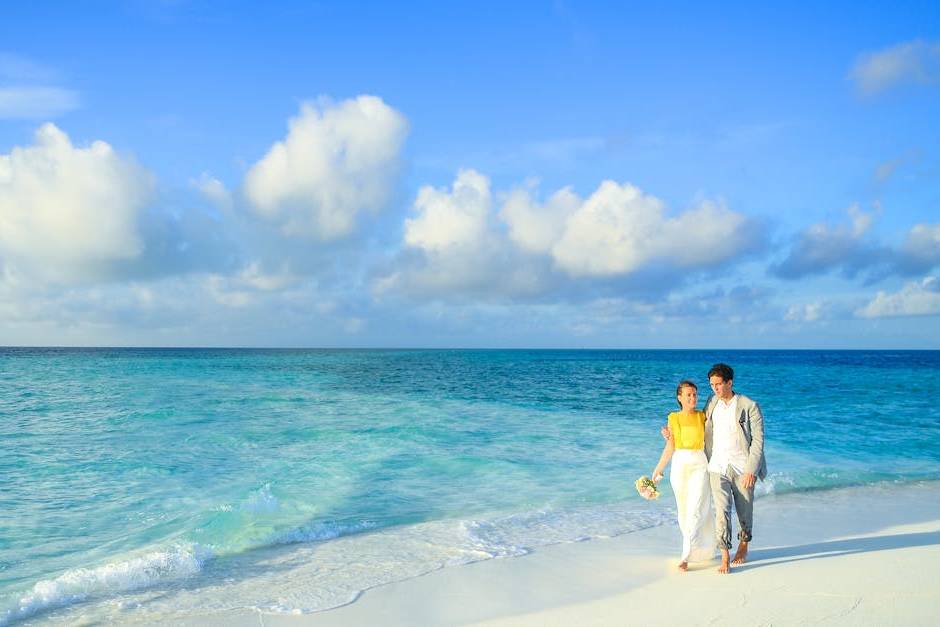 Romantic Beach Walk