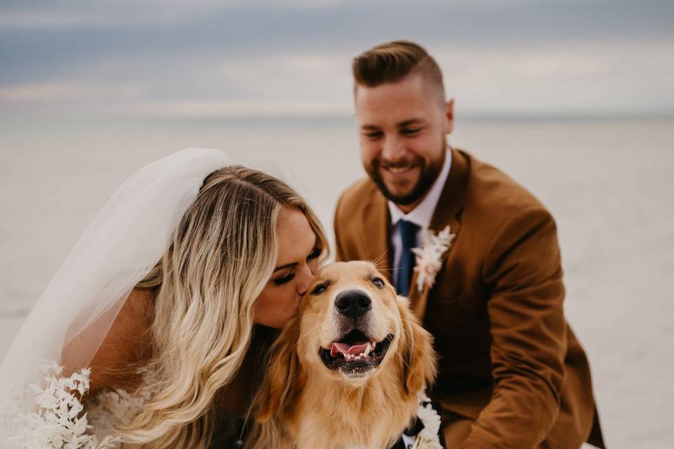 Couple with Dog