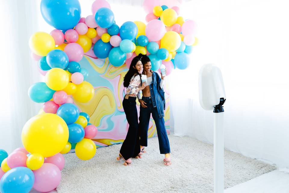 Balloon backdrops