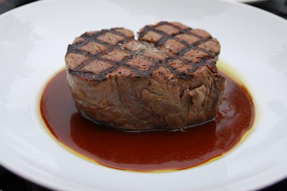 Grilled Filet Mignon, Cabernet Demi