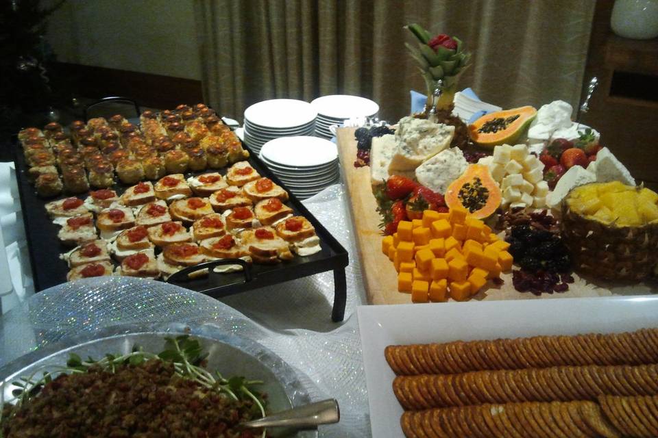 Cocktail Party Buffet Display