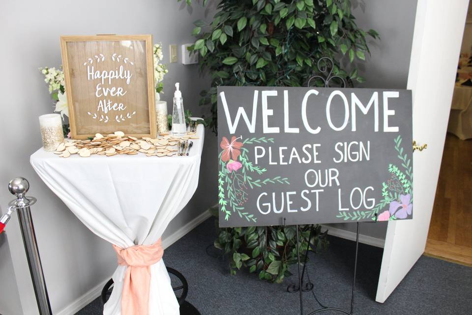 Welcome Table