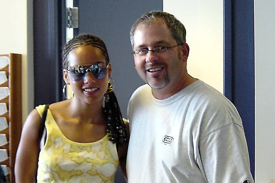 Alicia Keys and Legendary DJ Scott Smokin' Silz