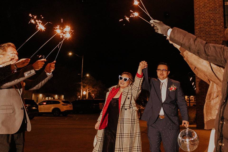 Sparkler exit