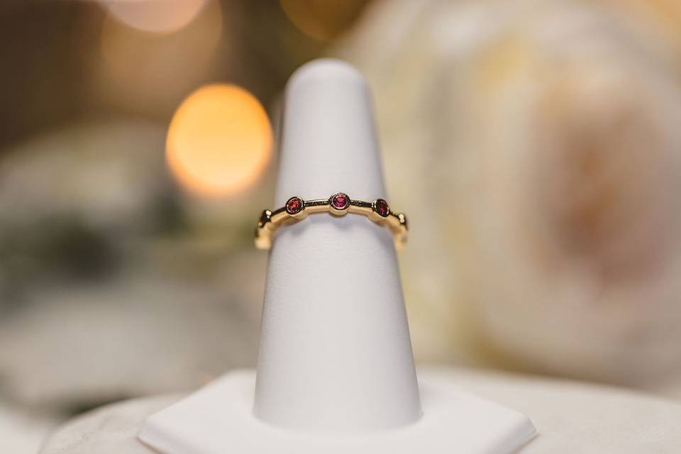 Ruby Wedding Band