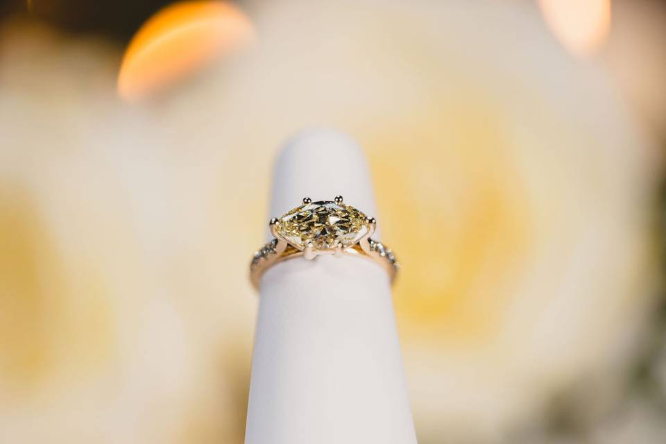 East West Marquise Ring