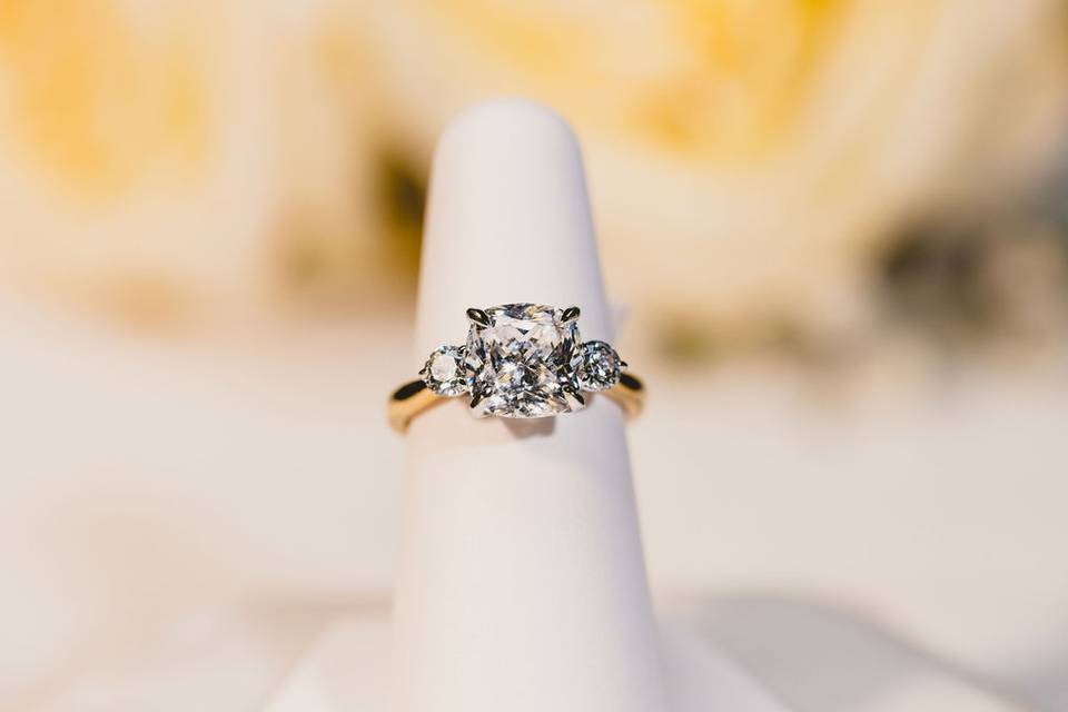 3 Stone Engagement Ring