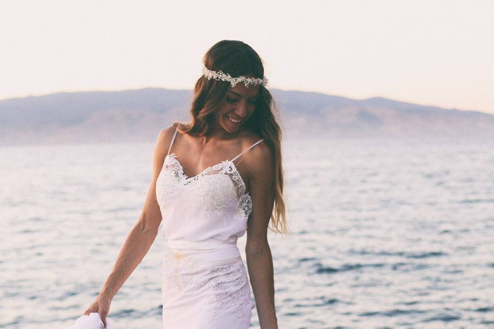 Greek wedding in Hydra island