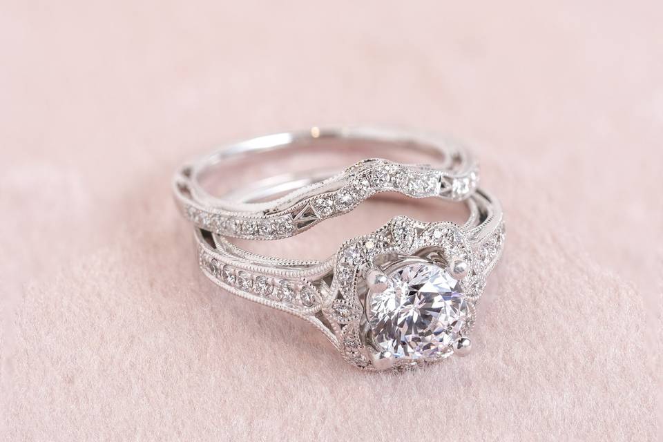 Vintage Style Wedding Set