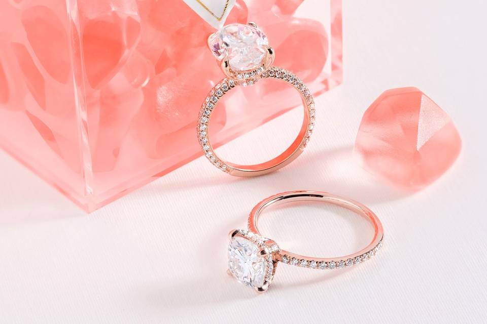 Rose Gold Engagement Rings