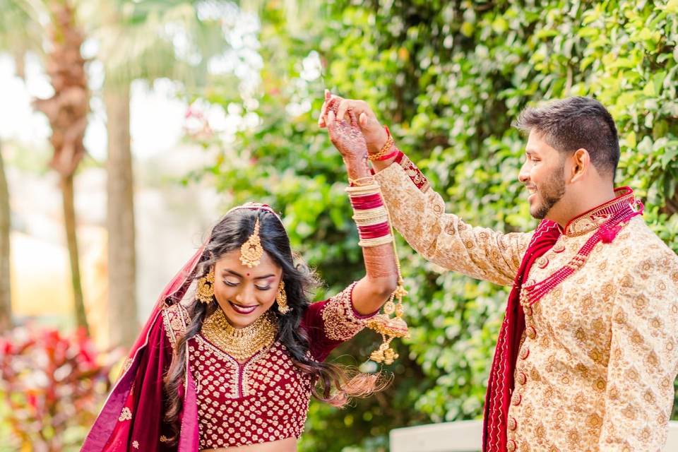 Hindu Bride and Groom