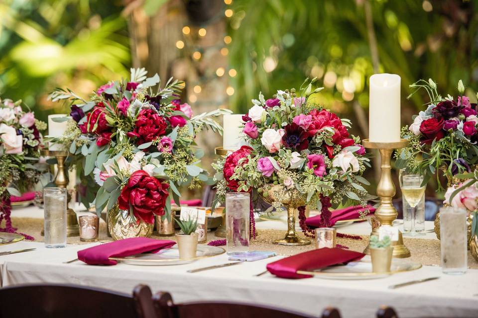 Burgundy & Blush Floral Dreams