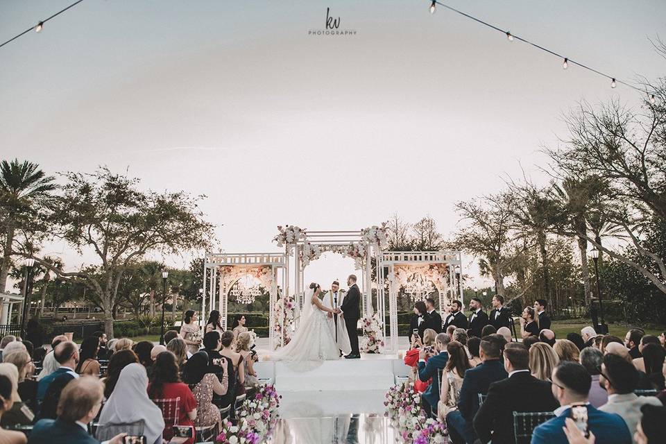 Ceremony at Sunset