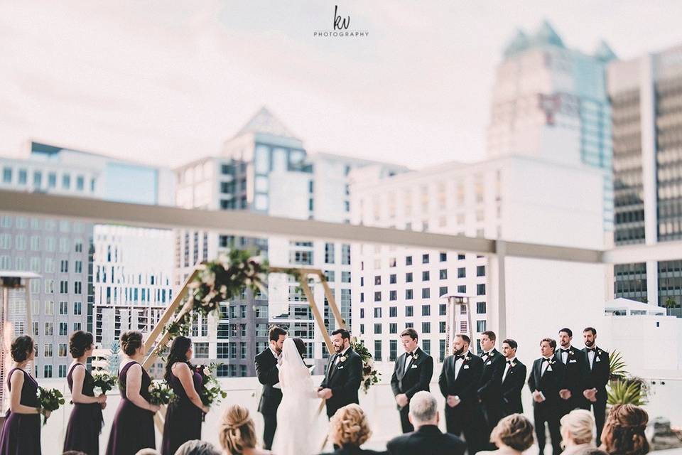 Rooftop Ceremony Vibes
