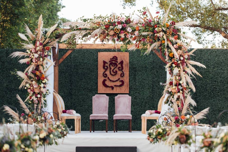 Boho Style Mandap