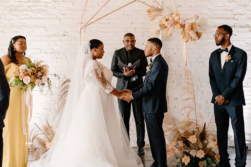 Modern Boho Ceremony