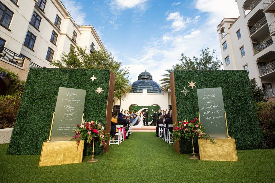 Alfond Inn Wedding Ceremony