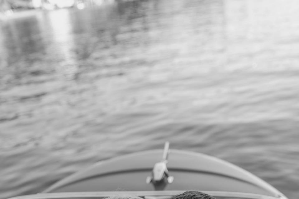 Lake Michigan Wedding Boat