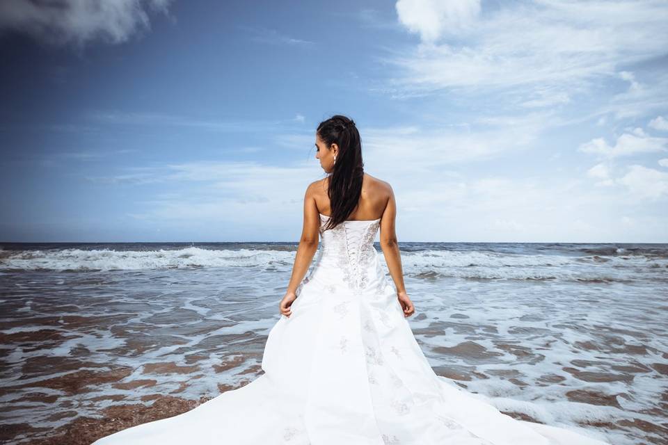 Sea Wedding Dress