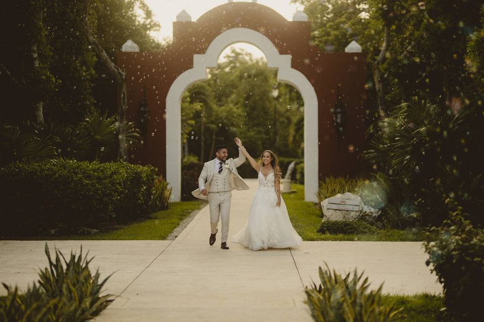 Happy couple