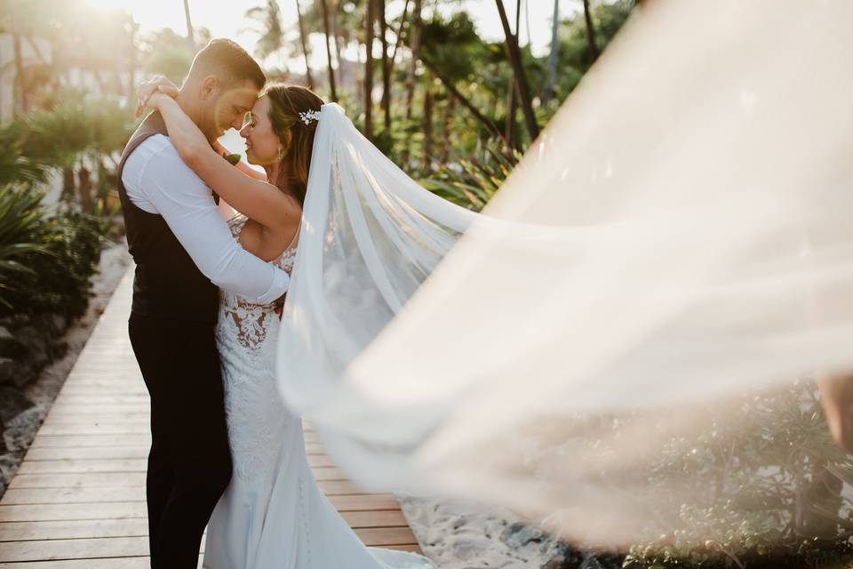 Happy couple