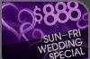 Sunday-Friday Wedding Specials