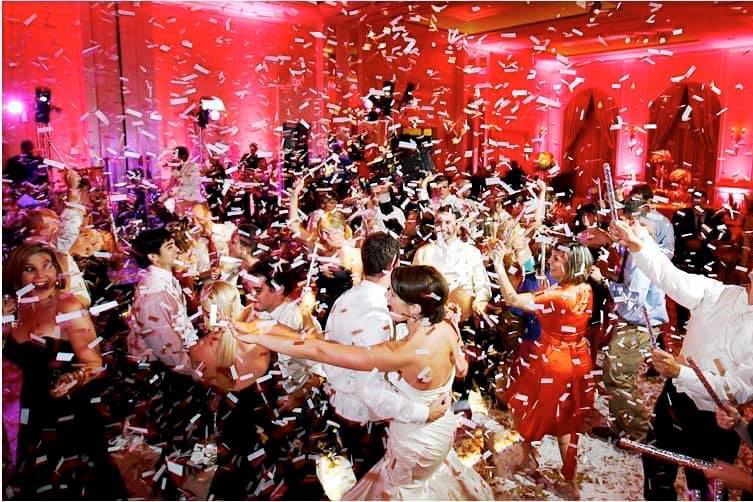 Wedding crowd