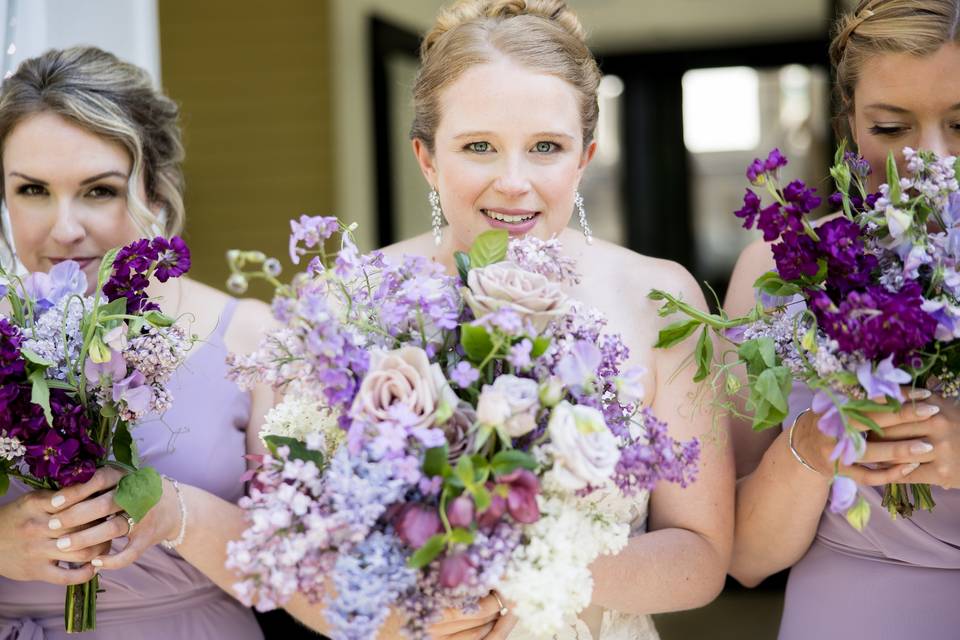 Bride and Maids