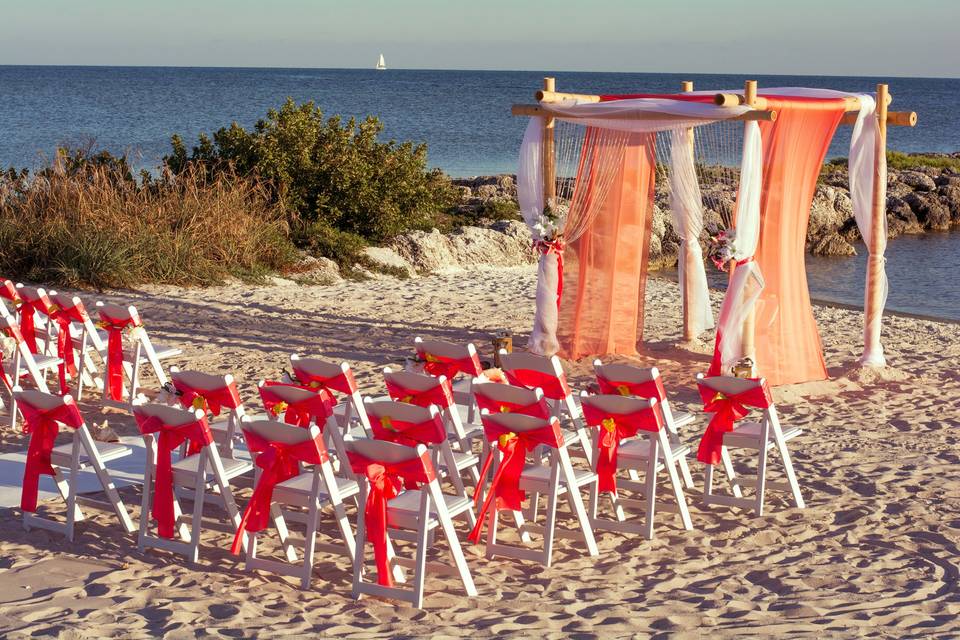 Key West beach wedding , renewal vows in Key West, Key West elopement, Key West photographer. Julia Roy Photography