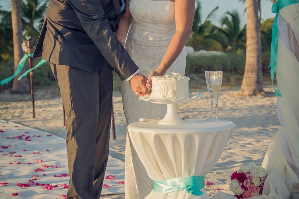 Key West beach wedding , renewal vows in Key West, Key West elopement, Key West photographer. Julia Roy Photography