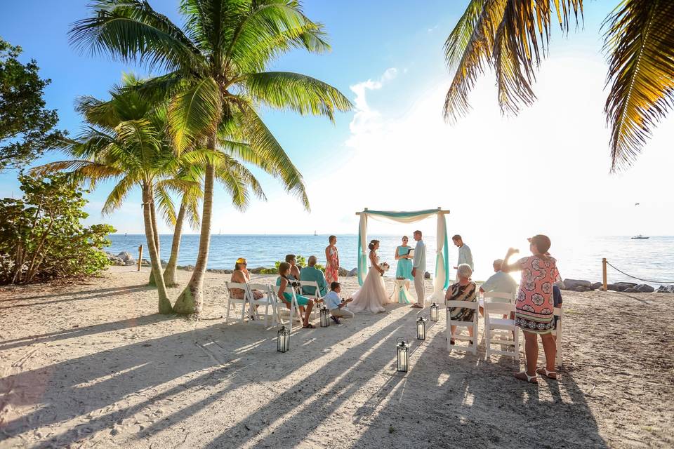 Fort Zachary wedding