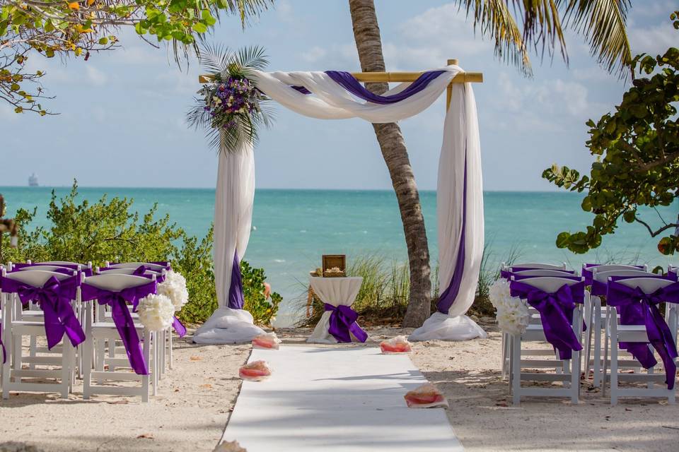 Fort Zachary wedding