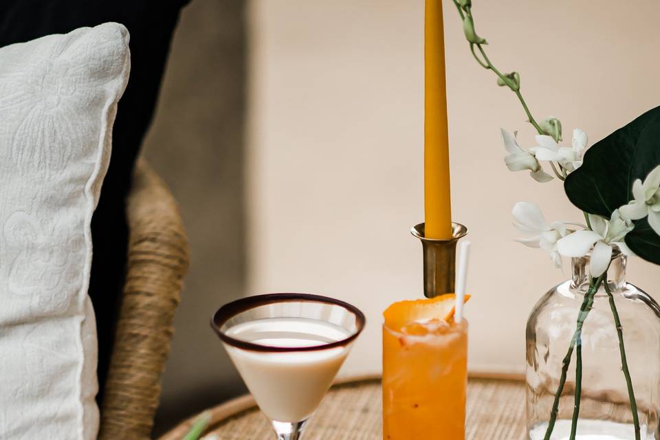 Handcrafted cocktails