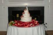 3 layered wedding cake