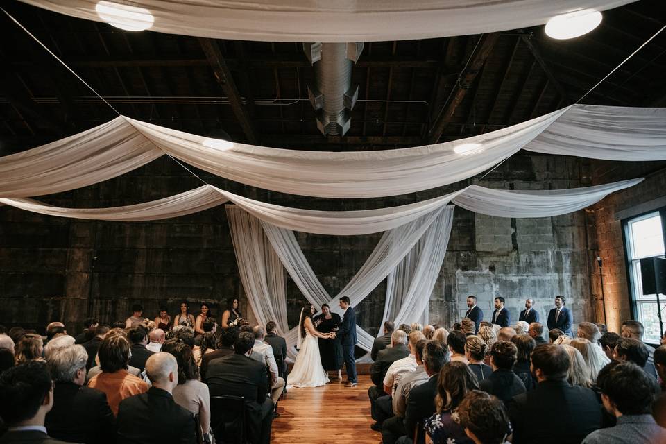 Wedding Ceremony Modern Drape