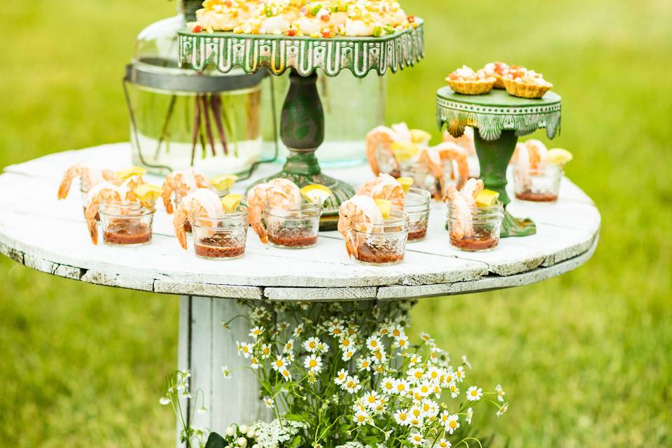 Raw Bar Appetizer Display